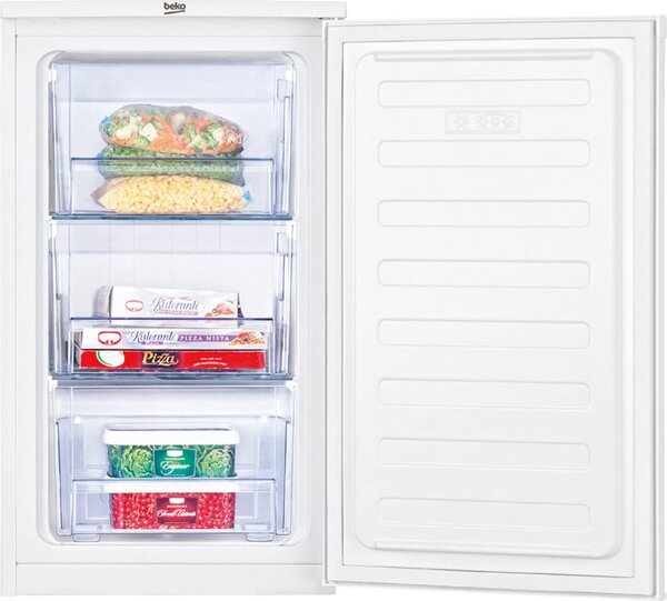 Beko Congelatore a Cassetti Verticale Capacit 65 Litri Classe energetica E Capacit di congelamento 8 Kg/24h colore Bianco - FS166020