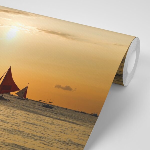 Carta da parati – Tramonto sul mare