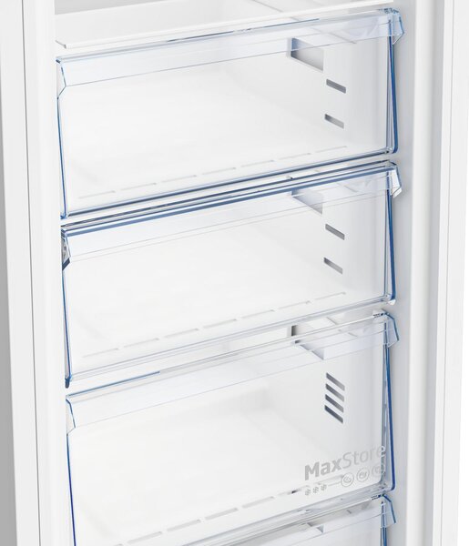 Beko Congelatore a Cassetti Verticale No Frost Capacit 260 Litri Capacit di Congelamento 15 kg/24h Classe E Inverter colore Bianco - B3RFNE294W