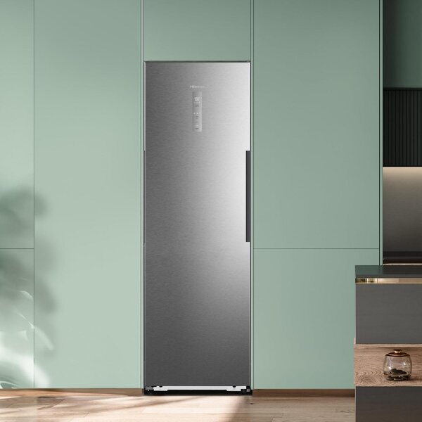 Hisense Congelatore a Cassetti Verticale No Frost Capacit 312 Litri Classe E Capacit di congelamento 15 Kg/24h colore Inox - FT3K310SEIE