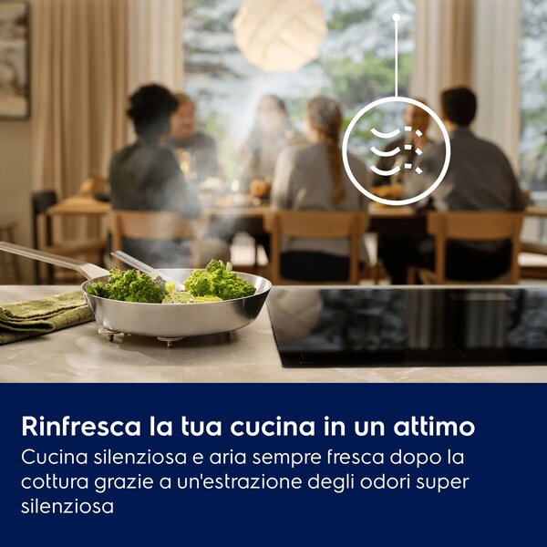 Electrolux Cappa Cucina Aspirante a Parete Larghezza 90 cm Profondit 45 cm Classe A colore Acciaio Inox - LFT829X Serie 700 Breeze
