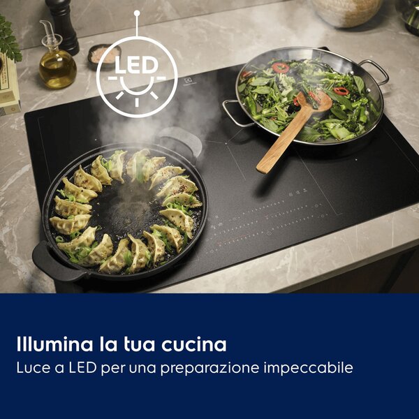 Electrolux Cappa Cucina Aspirante a Parete Larghezza 90 cm Profondit 45 cm Classe A colore Acciaio Inox - LFT829X Serie 700 Breeze