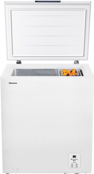 Hisense Congelatore a Pozzetto Orizzontale 142 Litri Capacit di Congelamento 7 kg/24h Classe E colore Bianco - FT184D4AWYE