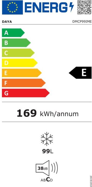 Daya Congelatore a Pozzetto Orizzontale 99 Litri Classe E Capacit di Congelamento 4,5 Kg/24h colore Bianco - DMCP99IME