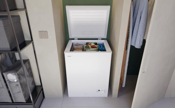 Candy Congelatore a Pozzetto Orizzontale Capacit 137 Litri Classe energetica E Capacit di Congelamento 8,5 kg/24h Bianco - CHAE1452E