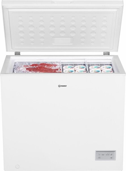 Indesit Congelatore a Pozzetto Orizzontale Capacit 198 Litri Capacit di Congelamento 12 kg/24h Classe E colore Bianco - INCF 1984 E