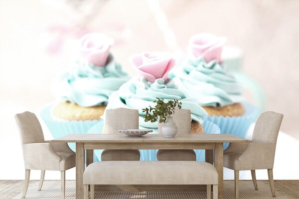 Carta da parati – Cupcakes colorati