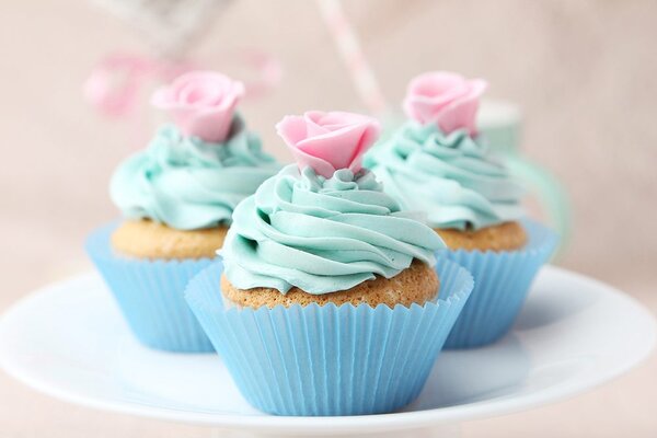 Carta da parati – Cupcakes colorati