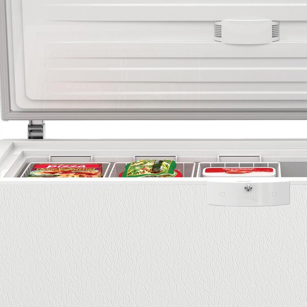 Beko Congelatore a Pozzetto Orizzontale Capacit 360 Litri Classe E Statico Capacit di Congelamento 16 Kg/24h colore Bianco - HSM37540