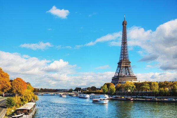 Carta da parati – Splendida panorama di Parigi