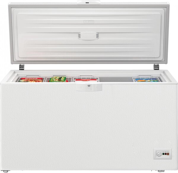 Beko Congelatore a Pozzetto Orizzontale Capacit 360 Litri Classe E Statico Capacit di Congelamento 16 Kg/24h colore Bianco - HSM37540