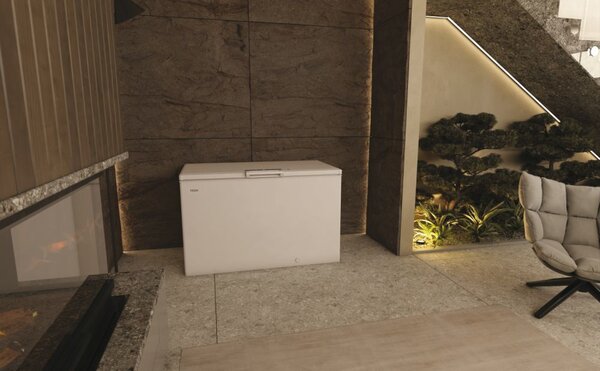 Haier Congelatore a Pozzetto Orizzontale Capacit 418 Litri Classe energetica E Capacit di congelamento 21 kg/24h colore Bianco - HCE420E