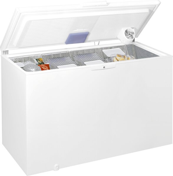 Whirlpool Congelatore a Pozzetto Orizzontale Capacit 391 Litri Classe energetica E Capacit di congelamento 18 Kg/24h Tecnologia Sesto senso - WHE
