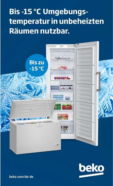Beko Congelatore a Pozzetto Orizzontale Capacit 450 Litri Classe energetica E Capacit di congelamento 20 kg / 24 h colore Bianco - HSM46740