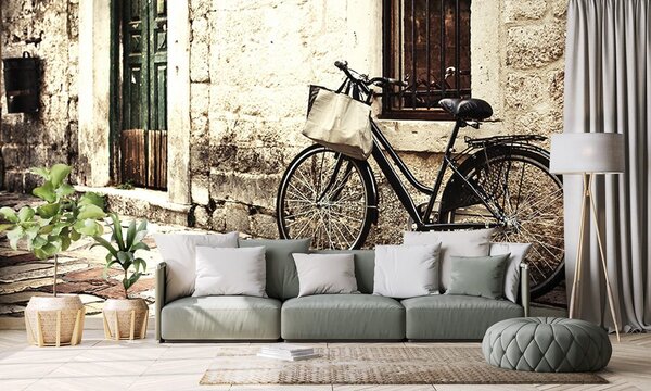 Carta da parati – Bicicletta retrò