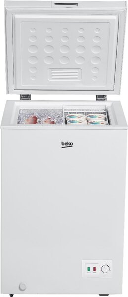 Beko Congelatore a Pozzetto Orizzontale Statico Capacit 98 Litri Capacit di Congelamento 6 kg/24h Classe E colore Bianco - CF100EWN