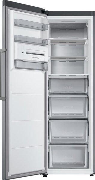 Samsung Congelatore Verticale a Cassetti Capacit 323 Litri No Frost Classe energetica E Capacit di congelamento 14,8 Kg/24h colore Inox - RZ32C7B