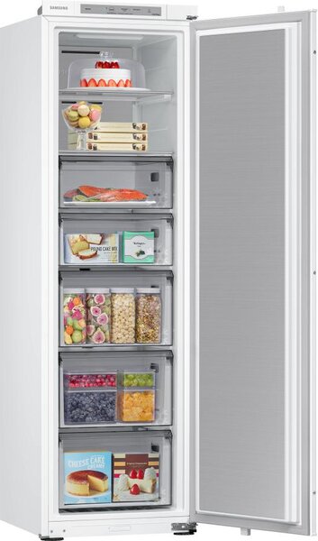 Samsung Congelatore Verticale a Cassetti Capacit 220 Litri Classe energetica E Capacit di Congelamento 12 Kg/24h Raffreddamento No Frost - BRZ227
