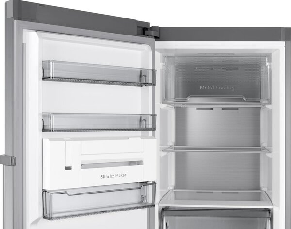Samsung Congelatore Verticale a Cassetti Capacit 323 Litri No Frost Classe energetica E Capacit di congelamento 14,8 Kg/24h colore Inox - RZ32C7B