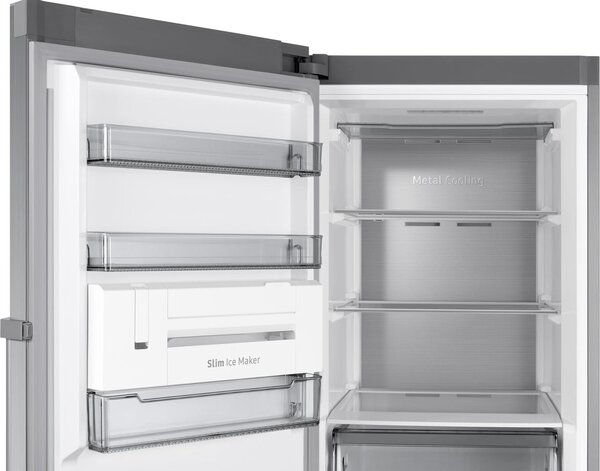 Samsung Congelatore Verticale a Cassetti Capacit 323 Litri No Frost Classe energetica E Capacit di congelamento 14,8 Kg/24h colore Inox - RZ32C7B