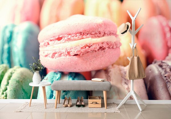 Carta da parati – Macarons colorati