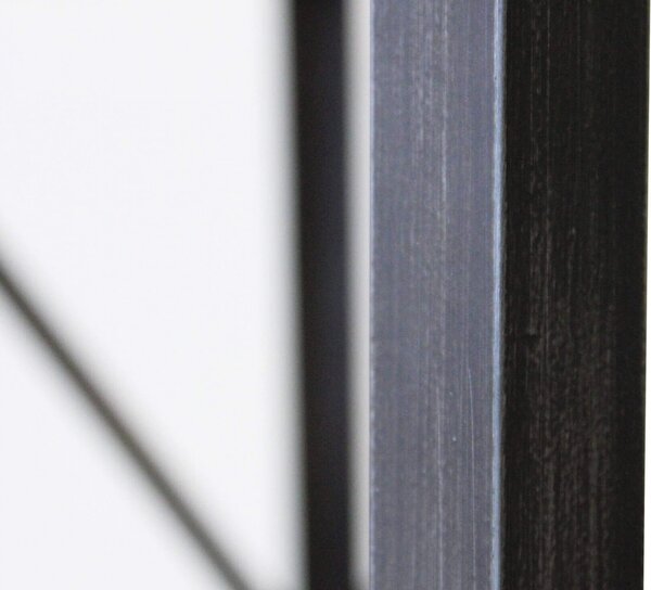 DecHome Consolle Ingresso Design Industriale con 1 Ripiano Dimensioni 63x40x68h cm colore Antracite/Legno - Harry