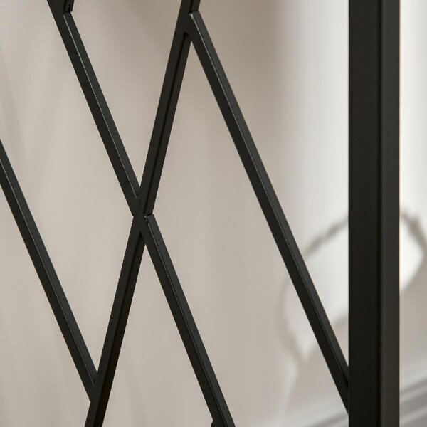 DecHome Consolle Ingresso Design Industriale in Acciaio e Legno Dimensioni 120x35x75cm colore Marrone