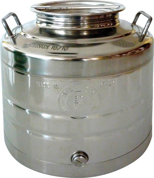 Belvivere Contenitore per Alimenti in Acciaio inox Capacit 30 litri