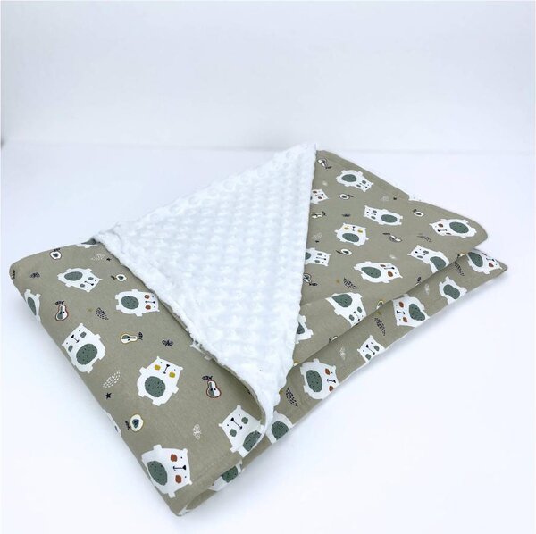 Baby Idea Coperta Lettino Orso colore Beige - PLOB