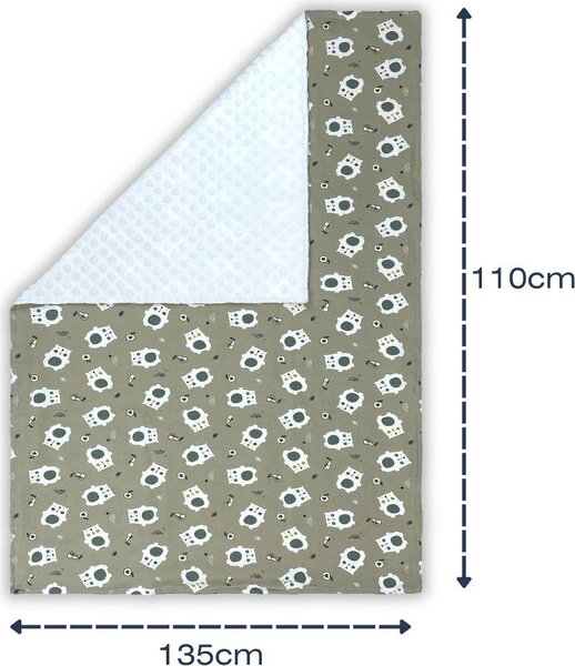 Baby Idea Coperta Lettino Orso colore Beige - PLOB