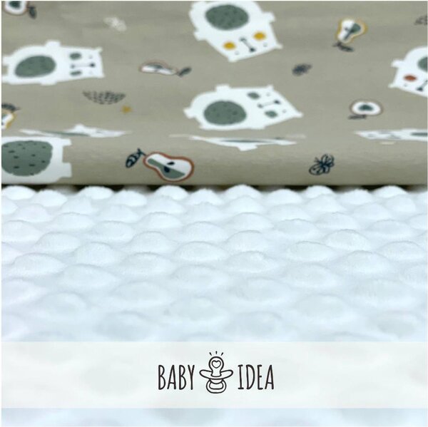 Baby Idea Coperta Lettino Orso colore Beige - PLOB