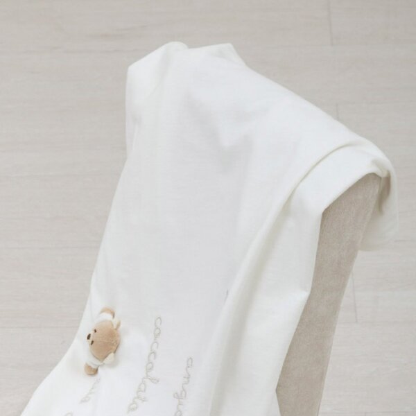 NANAN Coperta Neonato in Cotone 70x80 cm colore Bianco - Tato