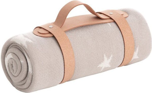 Cambrass Coperta Neonato in Bamb 80x100 cm colore Grigio - Star