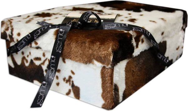 Blues Coperta pile animalier Letto Singolo stampa zebrata confezionato in scatola rivestita - WN0809J-4