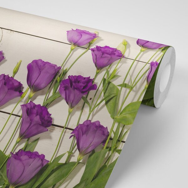 Carta da parati – Splendidi fiori viola