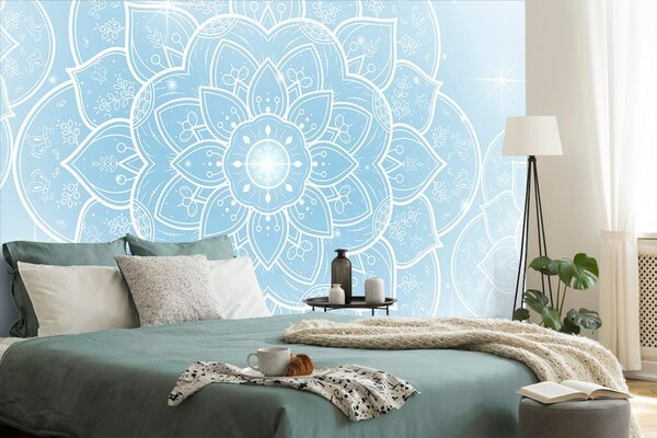 Carta da parati – Mandala orientale celeste
