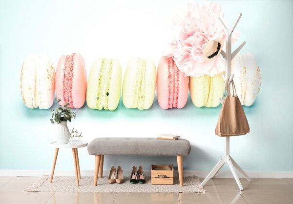 Carta da parati – Macarons deliziosi