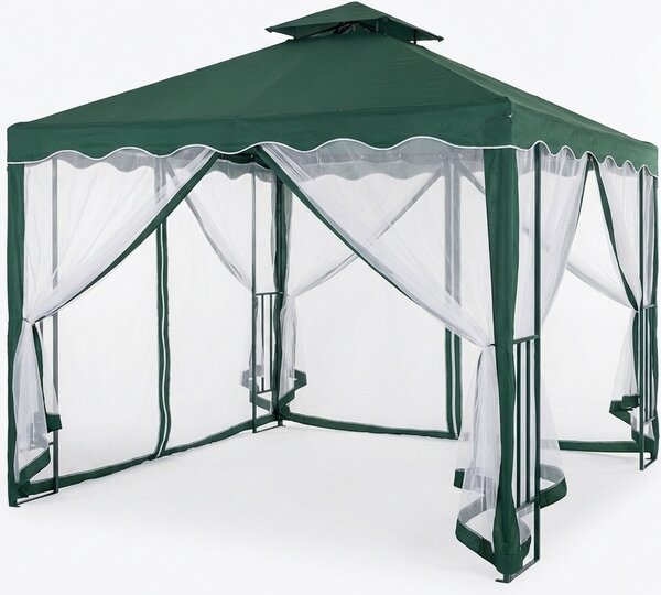 Giardini del Re Copertura Gazebo 3x3 mt Top in Poliestere 180 g/mq colore Bianco