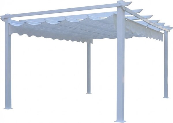VivaGarden Copertura Pergola 3x3 mt Top in Poliestere colore Bianco Athens - GA802029