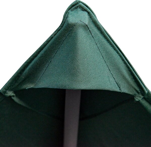 VivaGarden Copertura Gazebo 3x3 mt Top in Poliestere Impermeabile con 8 Fori di Ventilazione colore Verde