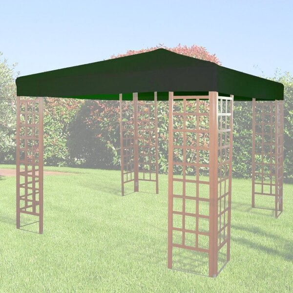 Giardini del Re Copertura Gazebo 3x4 mt Impermeabile Top in Poliestere colore Verde