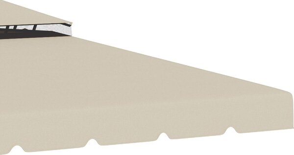 VivaGarden Copertura Gazebo 3x4 mt Top in Poliestere colore Beige
