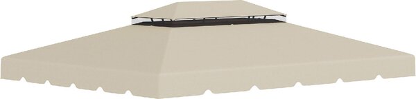 VivaGarden Copertura Gazebo 3x4 mt Top in Poliestere colore Beige