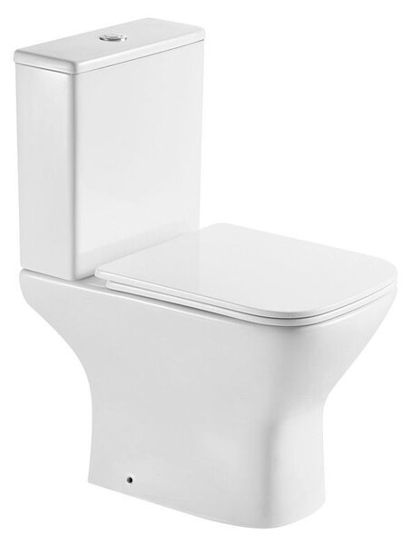 Kamalu set sanitari monoblocco rimless scarico a parete e soft close | anta-2300
