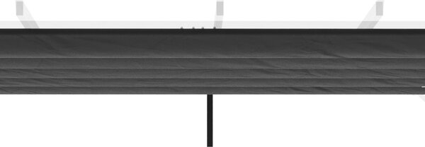 VivaGarden Copertura Pergola 3x3 mt Top in Poliestere Traspirante con 10 Fori di Drenaggio colore Grigio Scuro