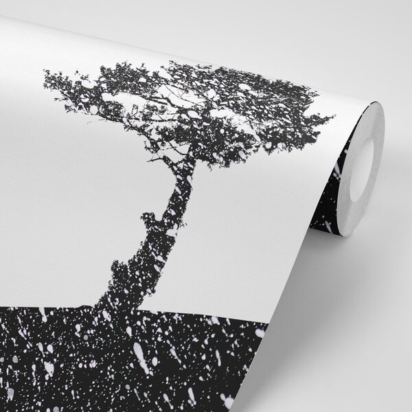 Carta da parati – Silhouette dell'albero