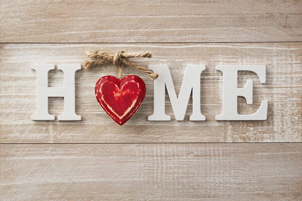 Carta da parati – Con scritta Home