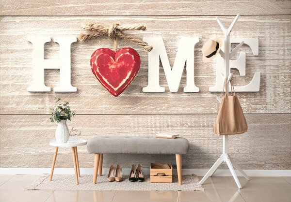Carta da parati – Con scritta Home