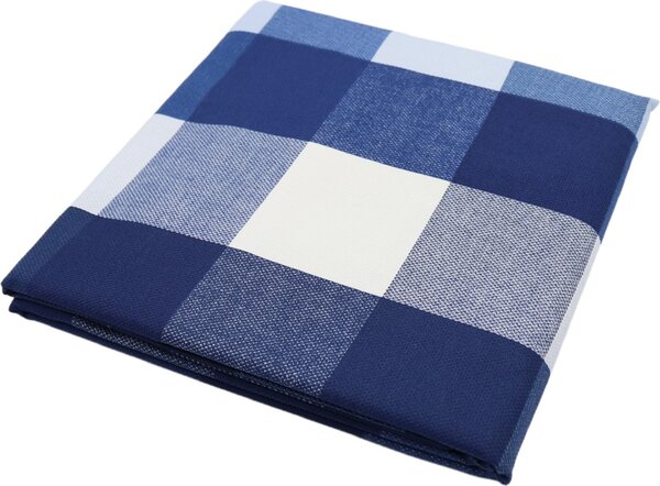 Gabel Copriletto in Cotone Letto Singolo telo multiuso fantasia stile tartan multicolor toni blu - Wilson deco