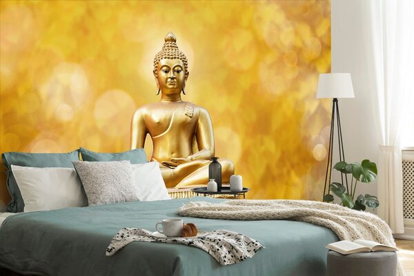 Carta da parati – Statua dorata di Buddha